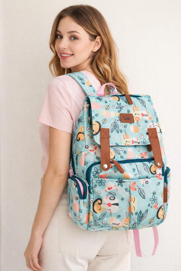 Premium  Baby Diaper Backpack for Moms – Water Resistant Multi-Pocket Care Bag